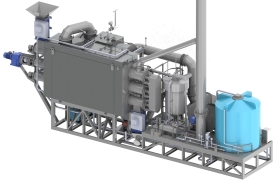 3D-модель аппарата переработки шин