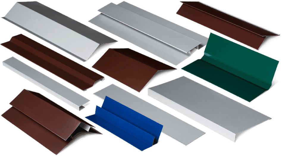 Доборные элементы для фасадов и кровли зданий